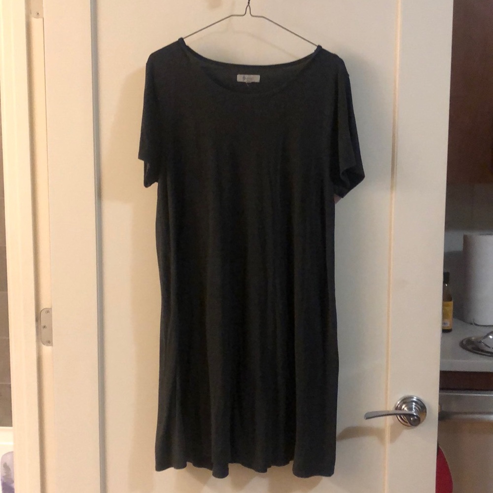 Charcoal Madewell T-Shirt Dress
